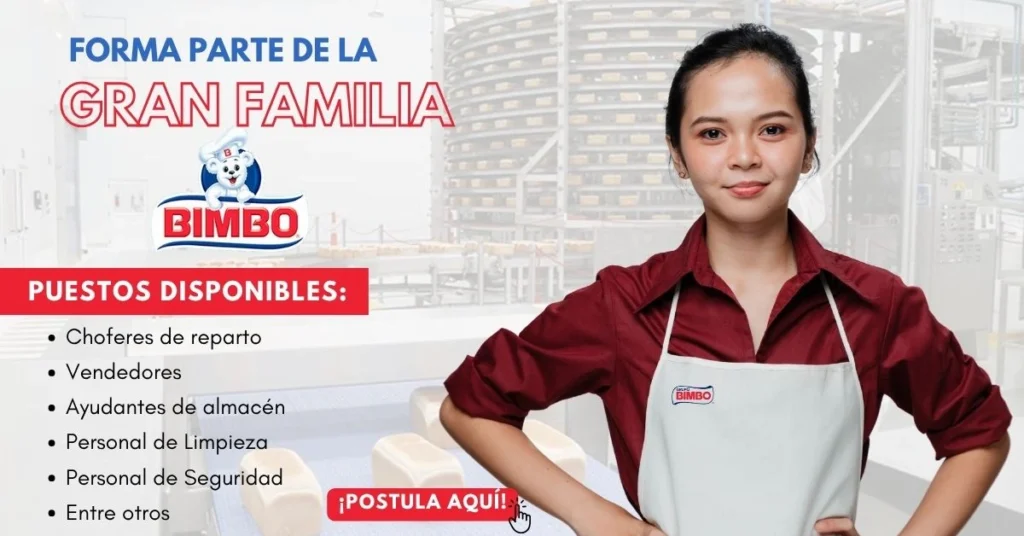 🍞 Convocatoria Laboral en Bimbo